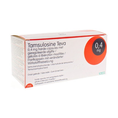 TAMSULOSINE TEVA 0,4MG GEREG.AFGIFTE CAPS 200 PIP