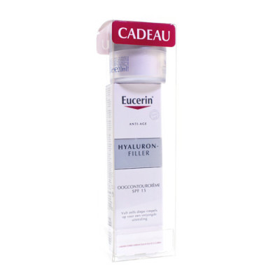 EUCERIN HYALURON FIL.CONT. OOG 15ML+MADURODAM 20ML